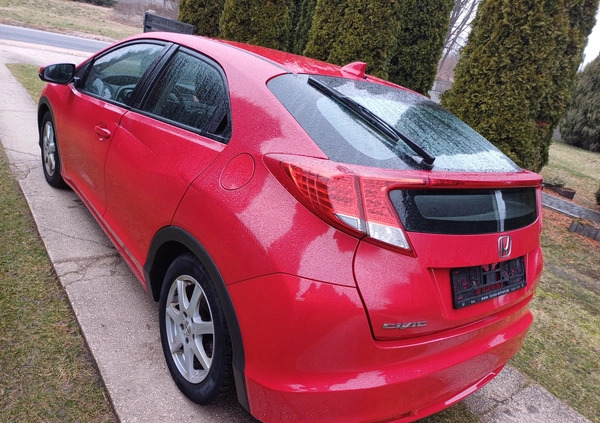 Honda Civic cena 25500 przebieg: 198000, rok produkcji 2013 z Mława małe 667